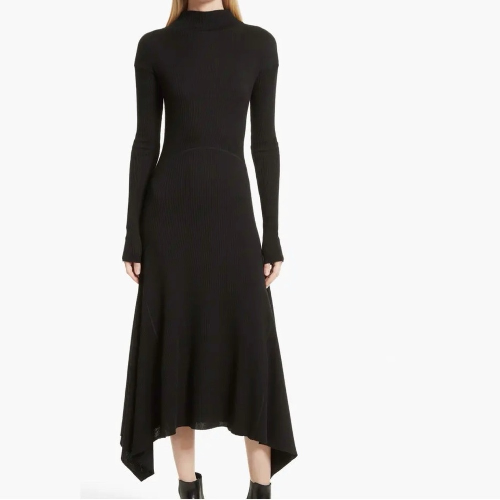 Theory Burgundy Ribbed Sweater Dress size P (XS)